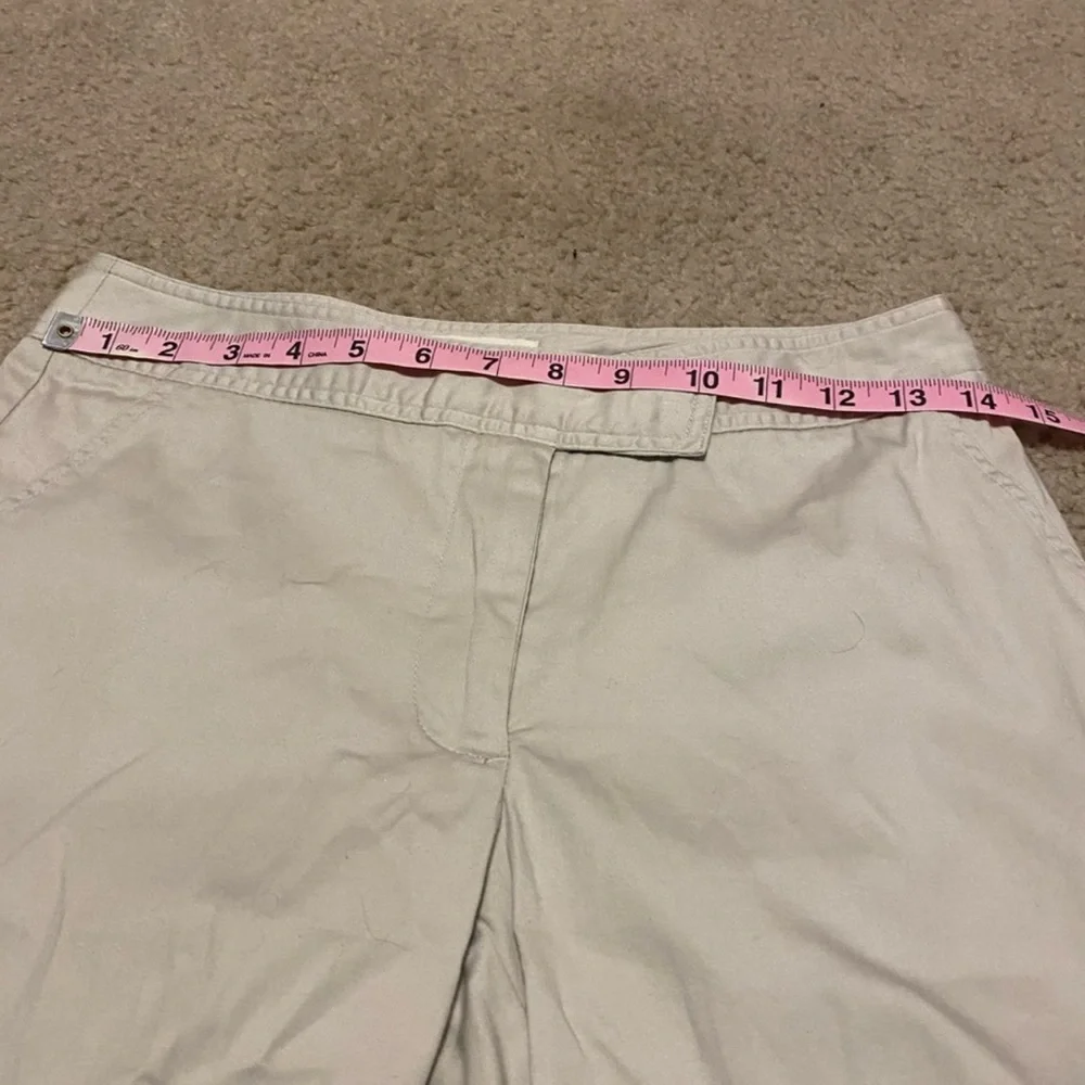 For‎ The Republic Women's  Mid Rise Bermuda Beige Shorts Size 2